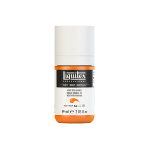 Liquitex Soft Body Acrylic Vivid Red Orange 59ml