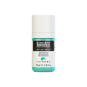 Liquitex Soft Body Acrylic Bright Aqua Green 59ml