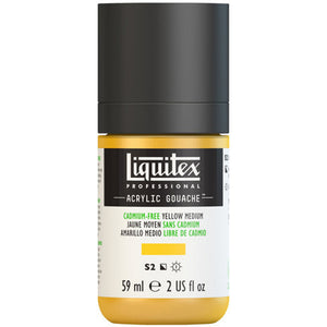 Liquitex Acrylic Gouache 59ml Cadmium Free Yellow Medium