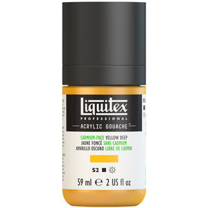 Liquitex Acrylic Gouache 59ml Cadmium Free Yellow Deep