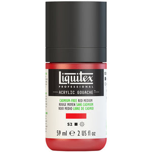 Liquitex Acrylic Gouache 59ml Cadmium Free Red Medium