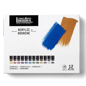 Liquitex Acrylic Gouache 12x22ml Set Essentials