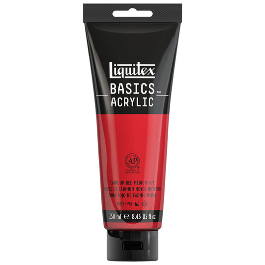 Liquitex Basics Acrylic Cadmium Medium Red 250ml