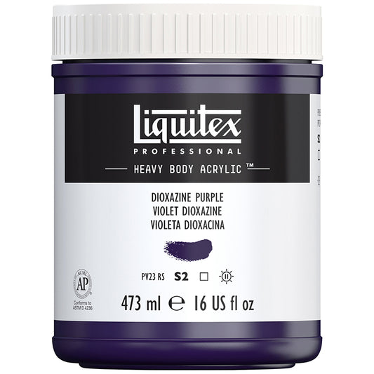 Liquitex Heavy Body Acrylic Dioxazine Purple 473ml