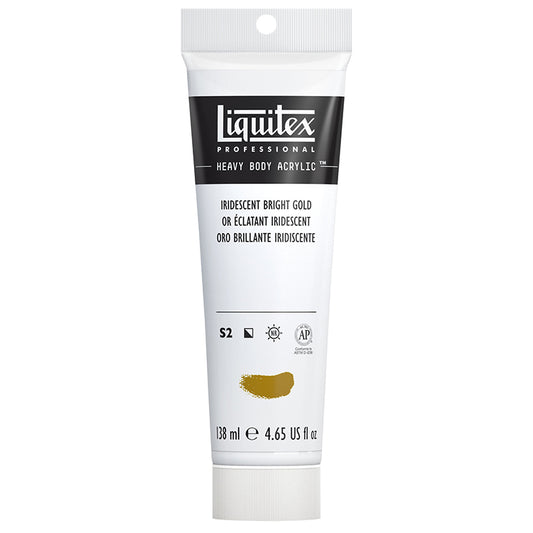 Liquitex Heavy Body Acrylic Iridescent Bright Gold 138ml