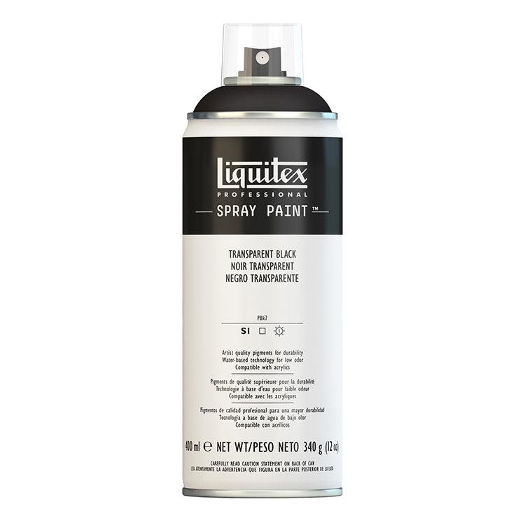 Liquitex Professional Spray Paint Transparent Black