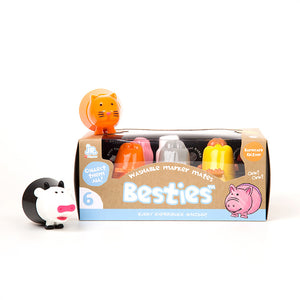 Besties Marker Mates Barnyard 6 Colors
