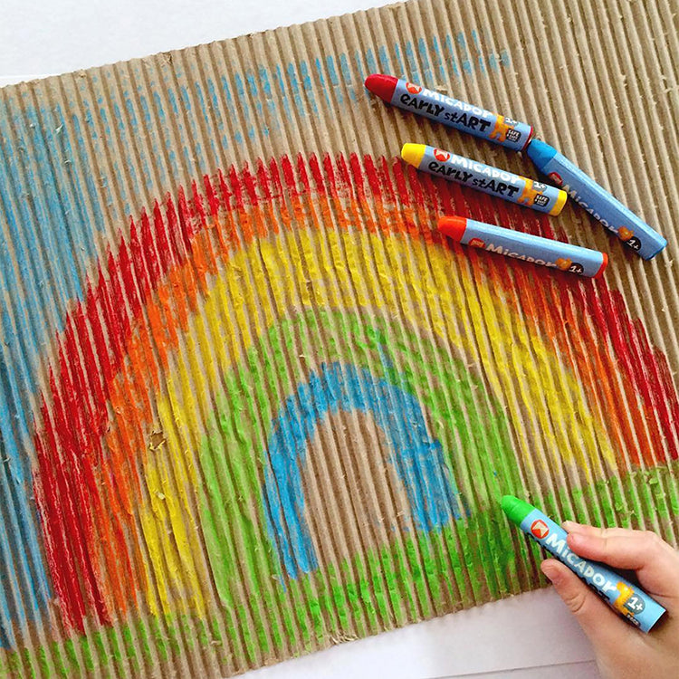 Softies Tri-Grip Crayons 8 Colors