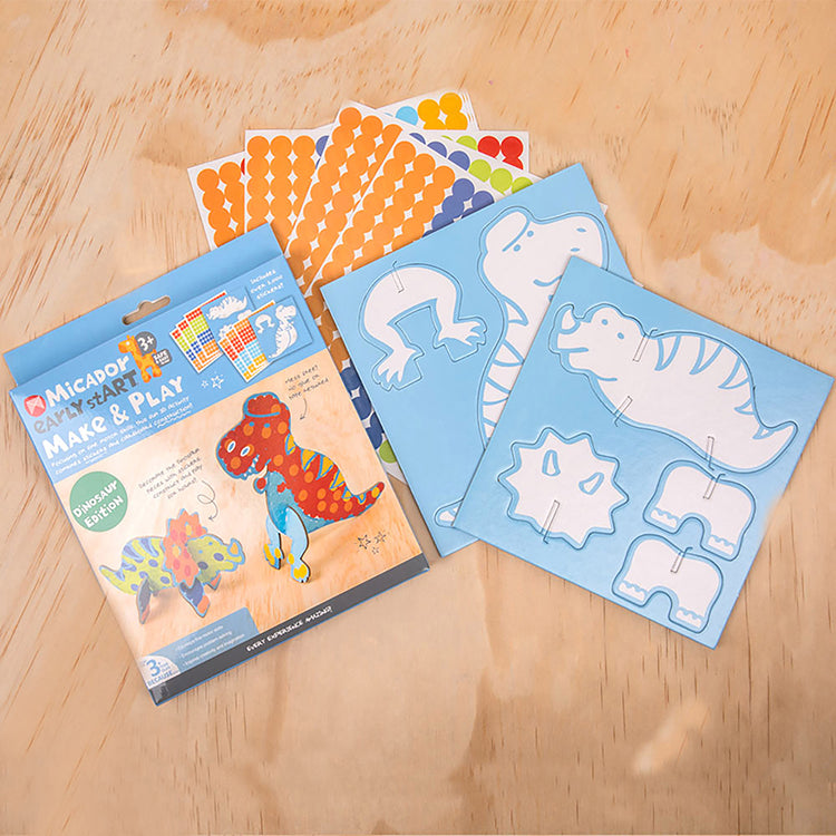 Make & Play Sticker Set Dino