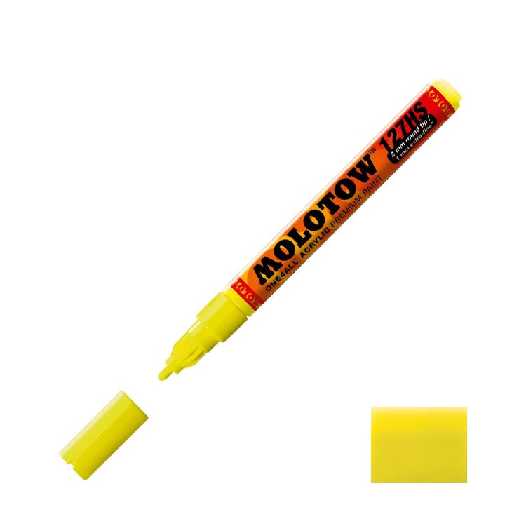 Molotow Acrylic Paint Marker Neon Yellow 2mm