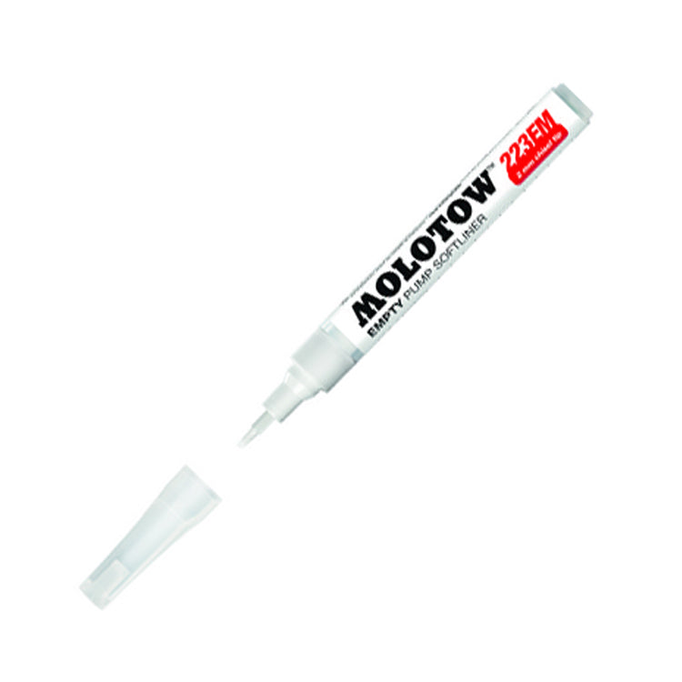 Molotow Acrylic Paint Marker Chisel Tip Empty Pump Softliner