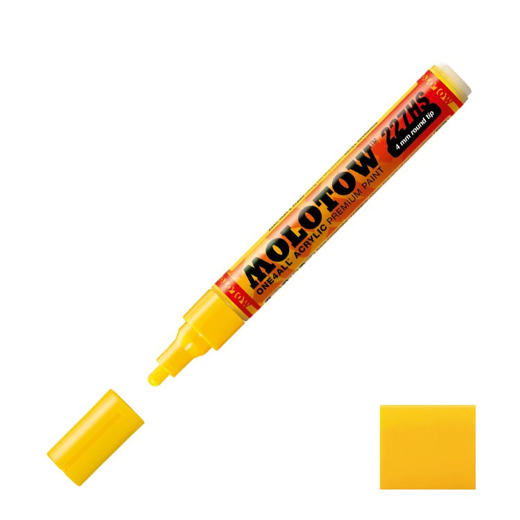 Molotow Acrylic Paint Marker Zinc Yellow 4mm