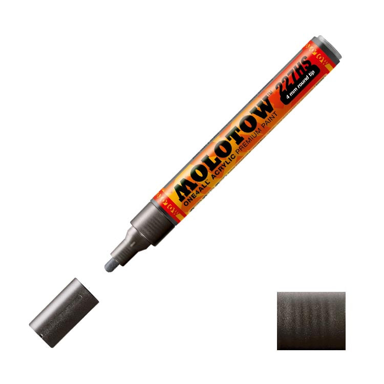 Molotow Acrylic Paint Marker Metallic Black 4mm