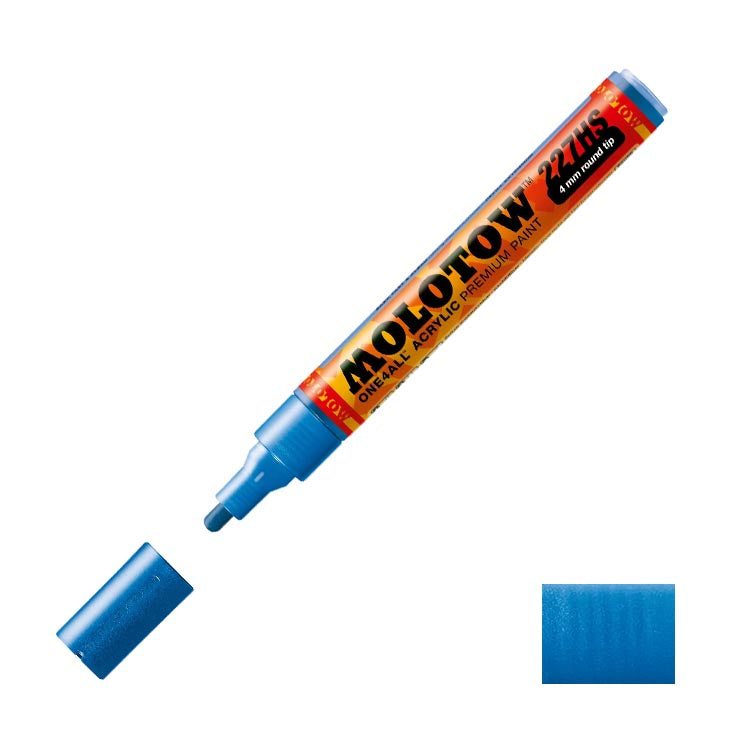 Molotow Acrylic Paint Marker Metallic Blue 4mm