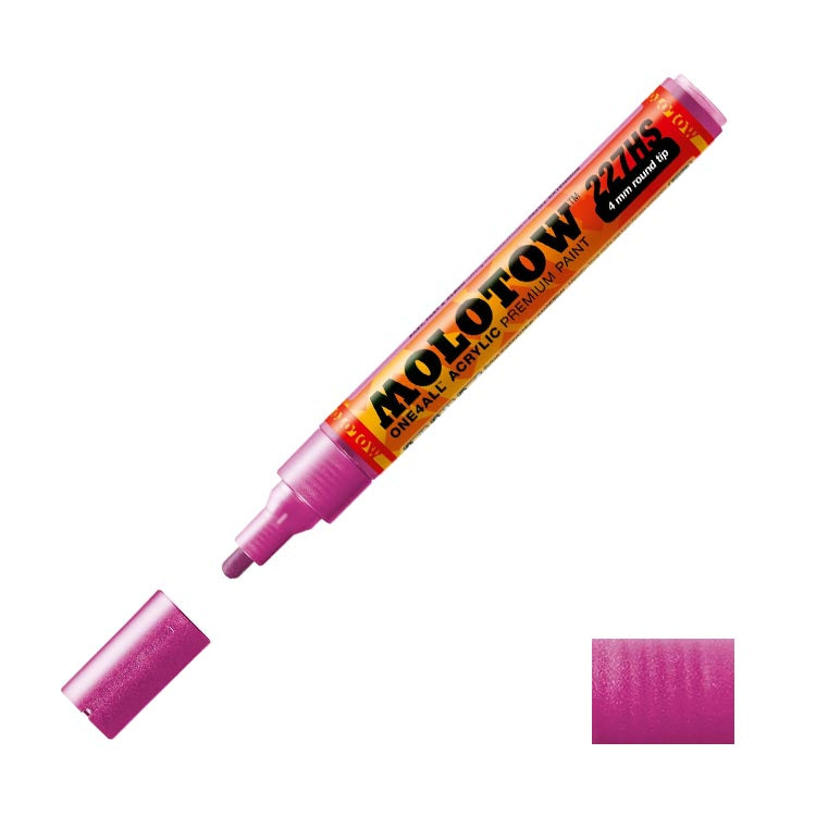 Molotow Acrylic Paint Marker Metallic Pink 4mm