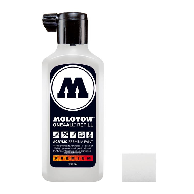 Molotow Acrylic Paint Marker Refill Signal White 180ml