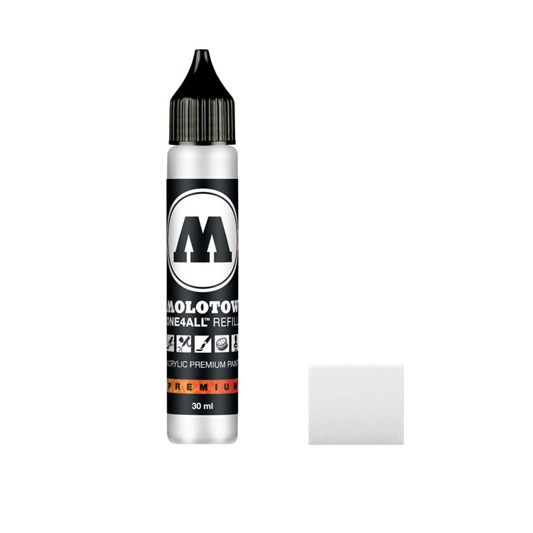 Molotow Acrylic Paint Marker Refill Signal White 30ml