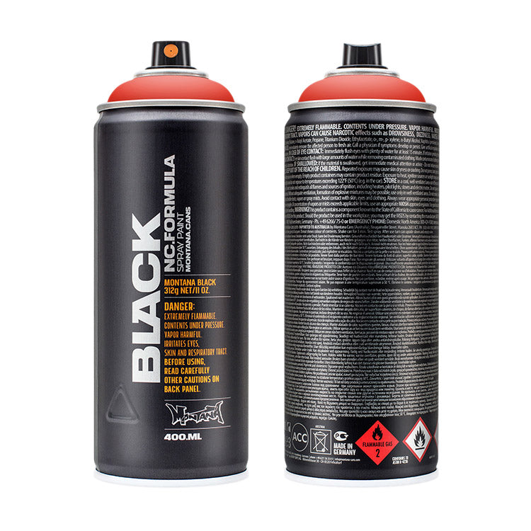 Montana Black Spray Paint Power Red ⚠️