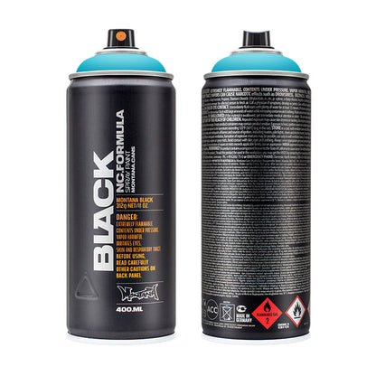 Montana Black Spray Paint True Cyan ⚠️