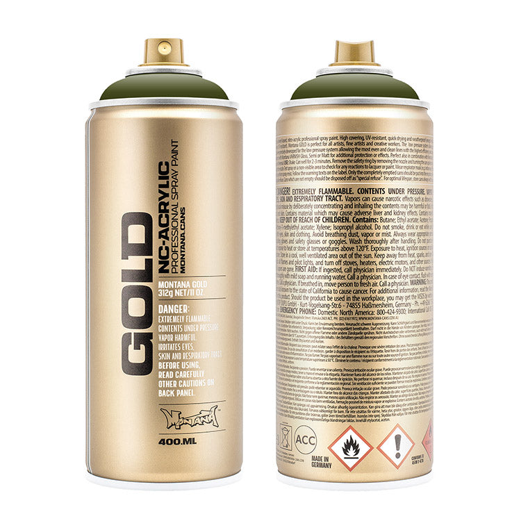 Montana Gold Acrylic Spray Paint Olive Green ⚠️