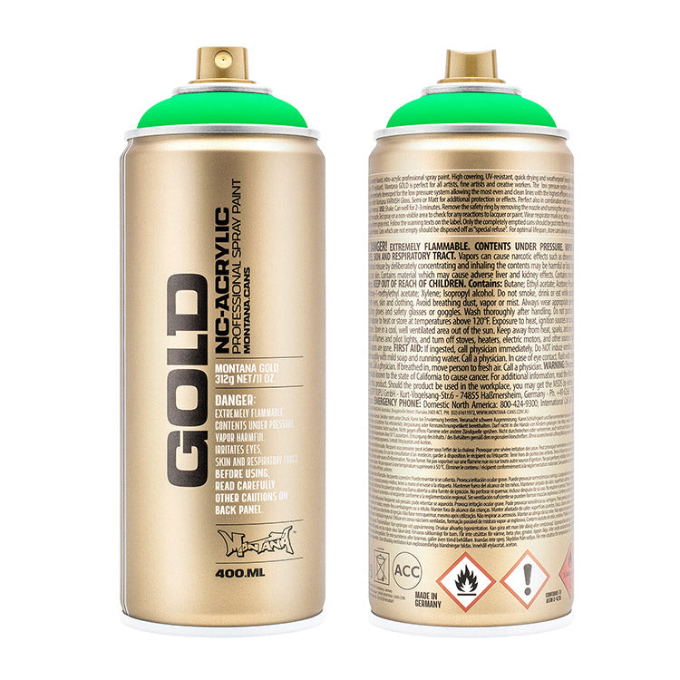 Montana Gold Acrylic Spray Paint Acid Green ⚠️