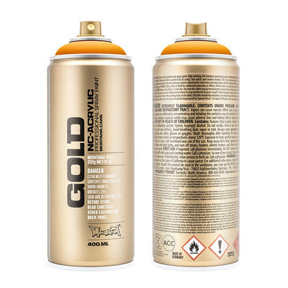 Montana Gold Acrylic Spray Paint Golden Yellow ⚠️