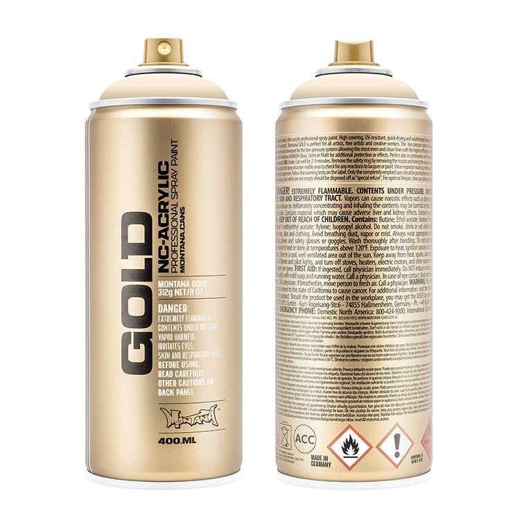 Montana Gold Acrylic Spray Paint White Orange ⚠️