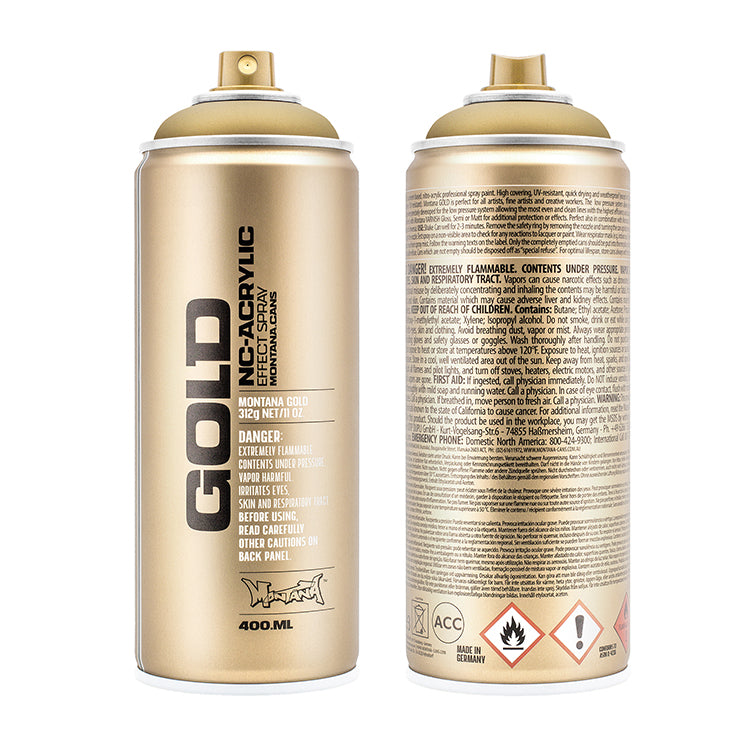 Montana Gold Acrylic Spray Paint Gold Matte ⚠️