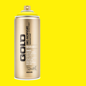 Montana Gold Acrylic Spray Paint 100 Percent Yellow ⚠️