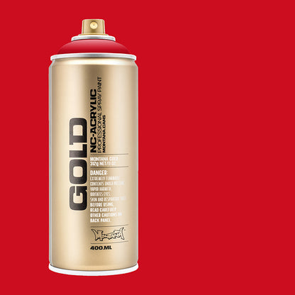 Montana Gold Acrylic Spray Paint Shock Red ⚠️