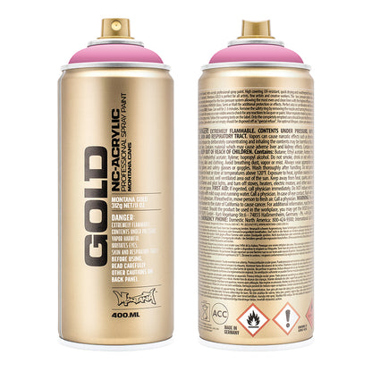 Montana Gold Acrylic Spray Paint Shock Pink Light ⚠️