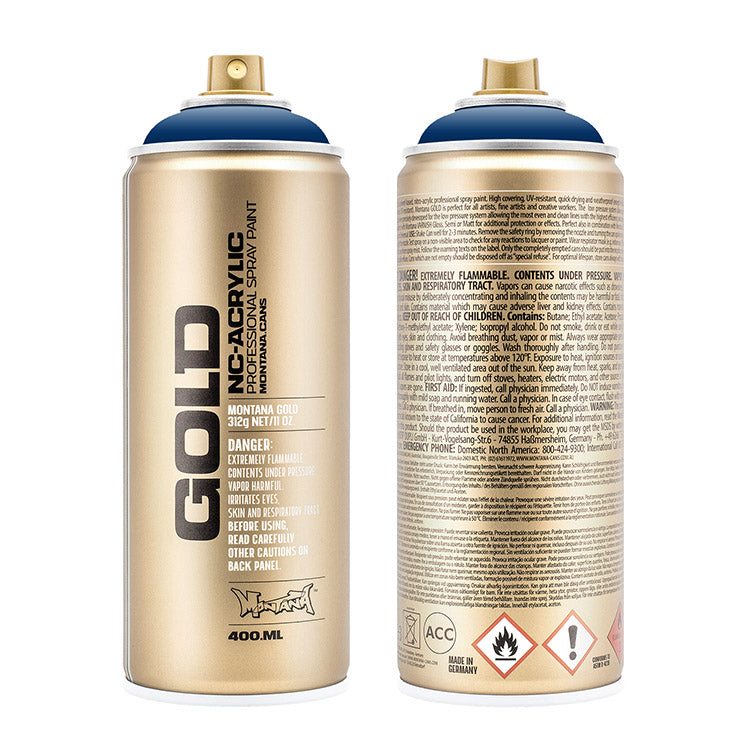 Montana Gold Acrylic Spray Paint Shock Blue Dark ⚠️