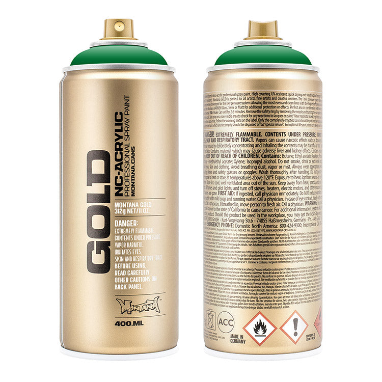 Montana Gold Acrylic Spray Paint Shock Green ⚠️
