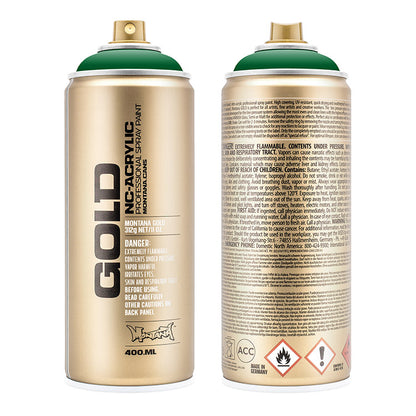 Montana Gold Acrylic Spray Paint Shock Green Dark ⚠️