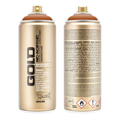 Montana Gold Acrylic Spray Paint Shock Brown Light ⚠️