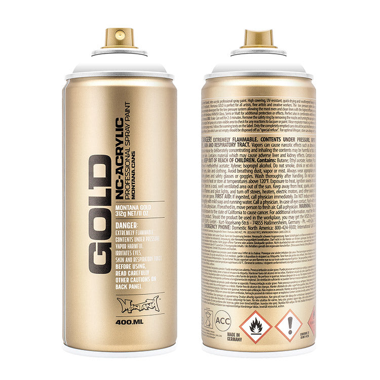 Montana Gold Acrylic Spray Paint Shock White ⚠️