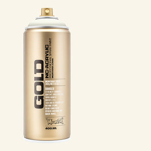 Montana Gold Acrylic Spray Paint Shock White Cream ⚠️