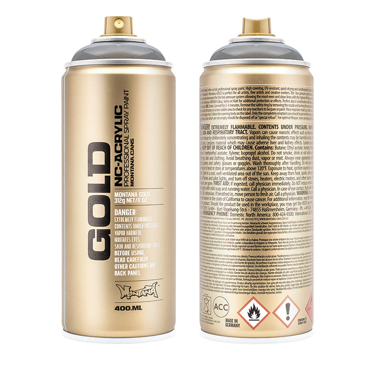 Montana Gold Acrylic Spray Paint Transparent Black ⚠️