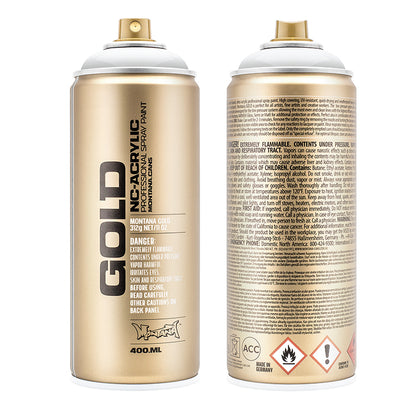 Montana Gold Acrylic Spray Paint Transparent White ⚠️