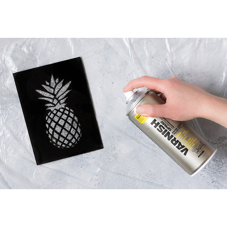 Montana Tech Varnish Spray Paint 400ml Semi Gloss