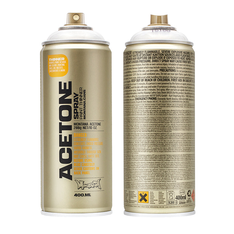 Montana Tech Acetone Paint Thinner and Cap Cleaner 400ml