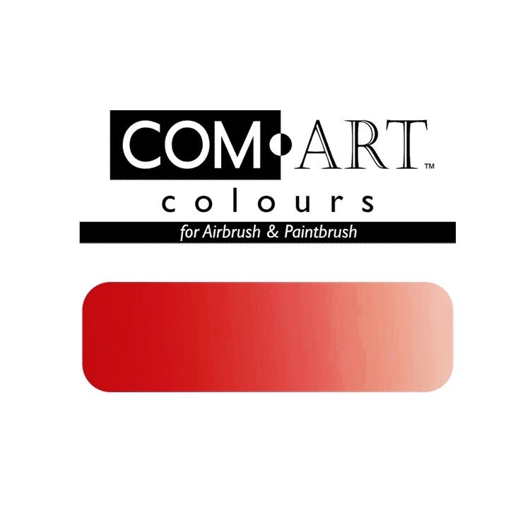 Com Art Transparent Airbrush Color 1oz Vermillion