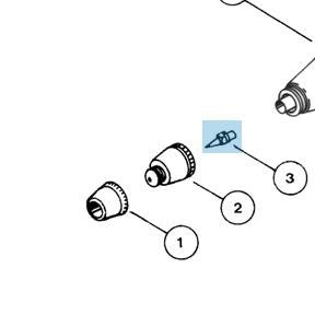 Iwata Fluid Nozzle 0.3mm
