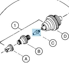 Iwata Fluid Head Nozzle 0.23mm