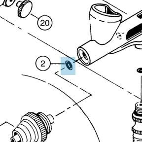 Iwata Packing Fluid Head O Ring
