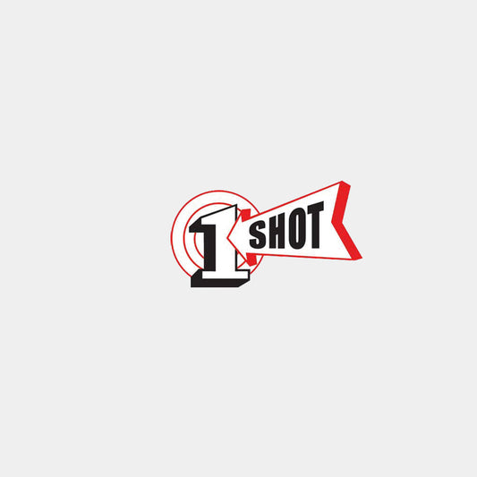 1 Shot Enamel Lettering Paint 1/2 Pint White ⚠️