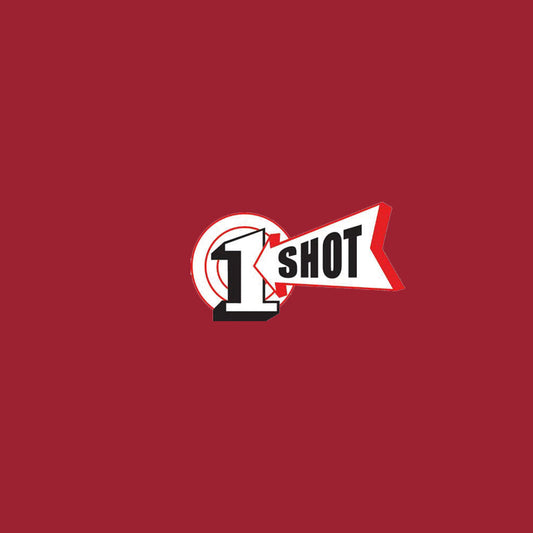 1 Shot Enamel Lettering Paint 1/4 Pint Maroon ⚠️