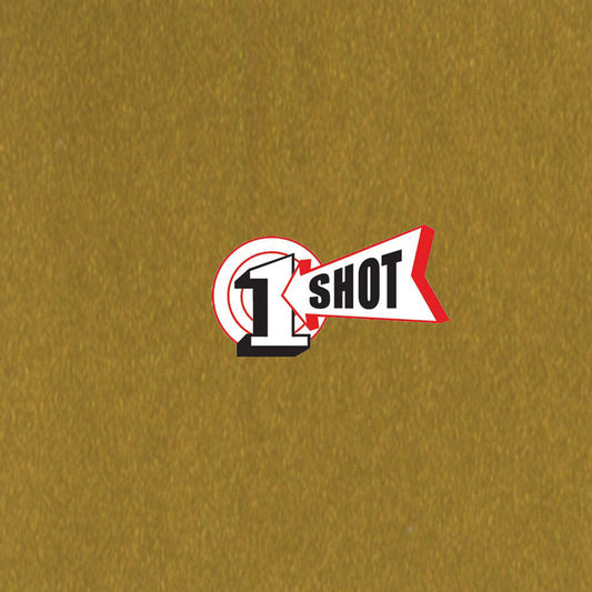 1 Shot Enamel Lettering Paint 1/2 Pint Metallic Gold ⚠️