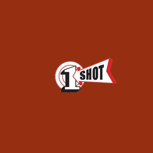 1 Shot Enamel Lettering Paint 1/4 Pint Medium Brown ⚠️