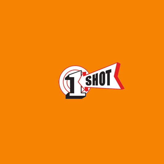 1 Shot Enamel Lettering Paint 1/4 Pint Orange ⚠️